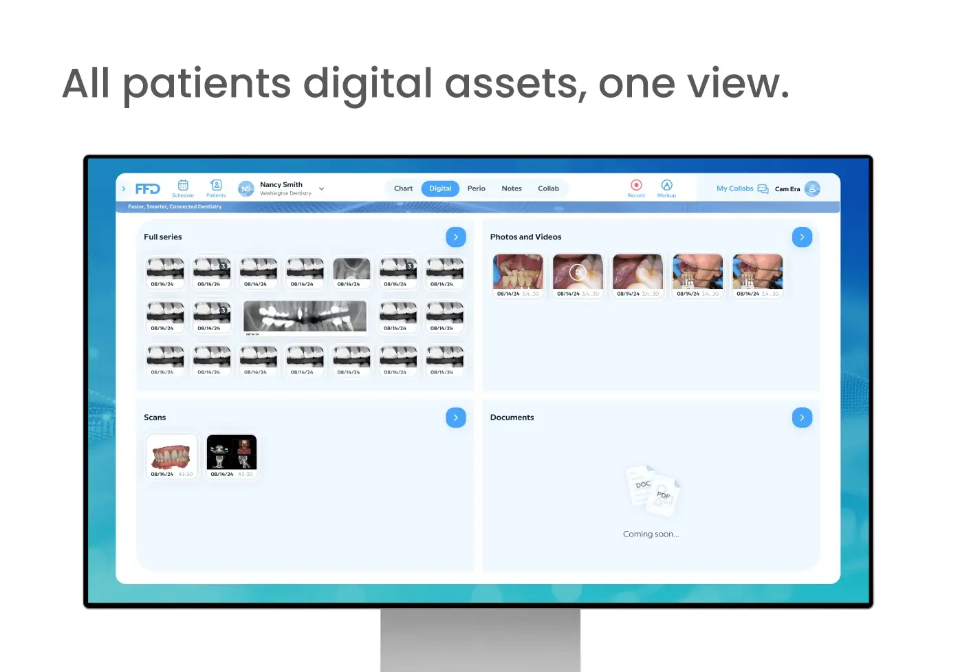 All patients digital assets, one view.